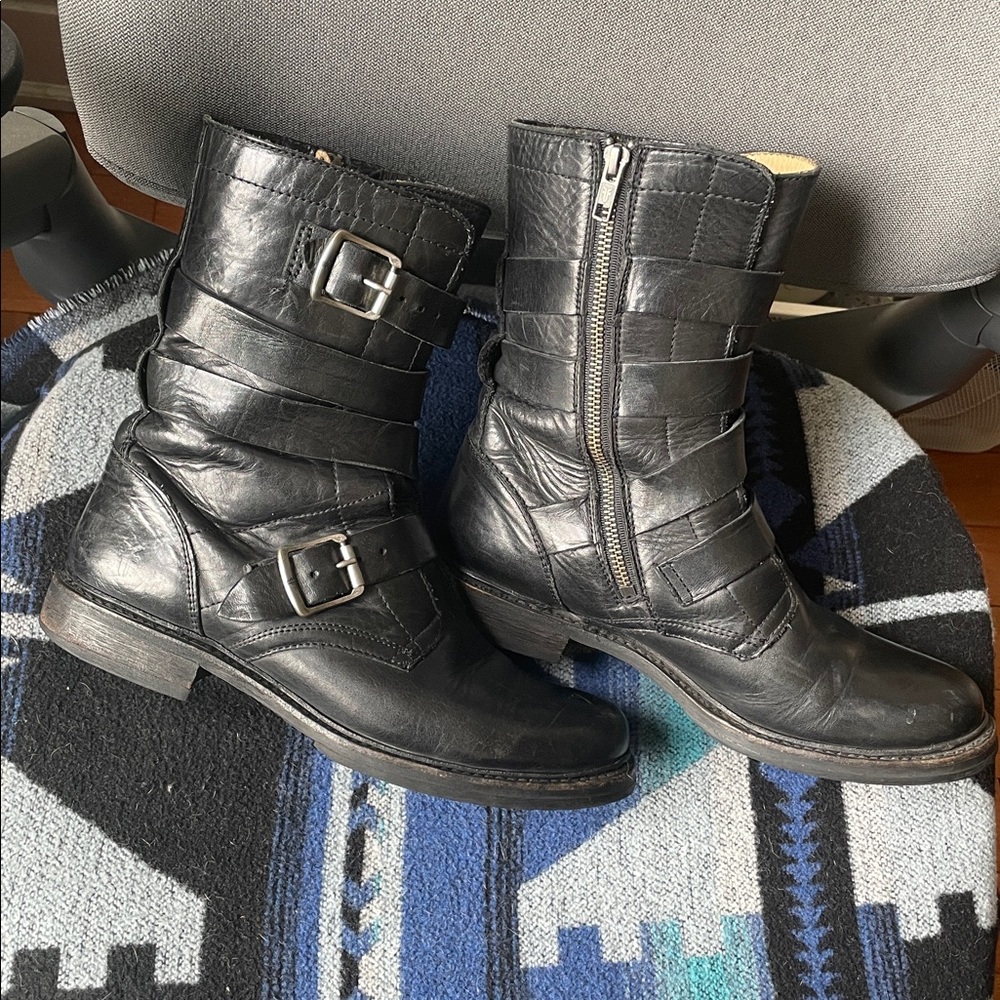 Frye Veronica Tanker Moto Boot
